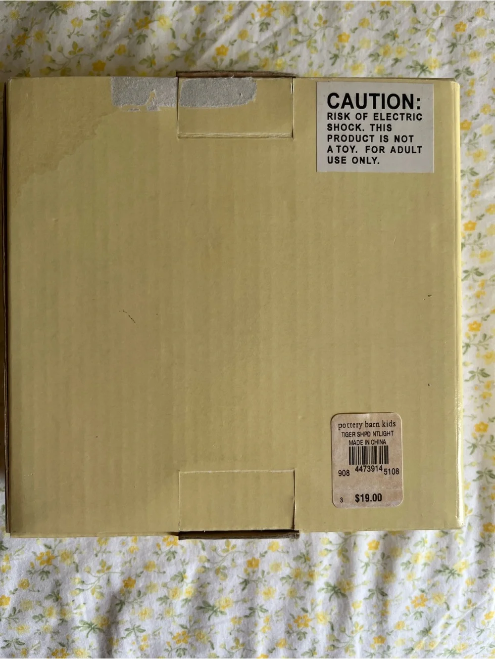 Pottery Barn Kids Tiger Shaped Nightlight NEW IN BOX